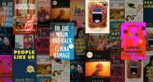 a collage of book covers