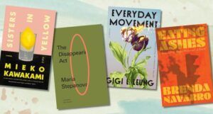 a collage of covers of 2026 books in translation