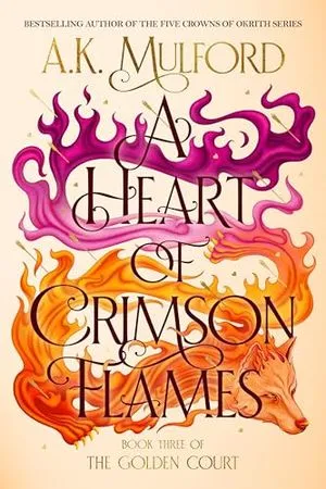 A Heart of Crimson Flames by A.K. Mulford Book Cover