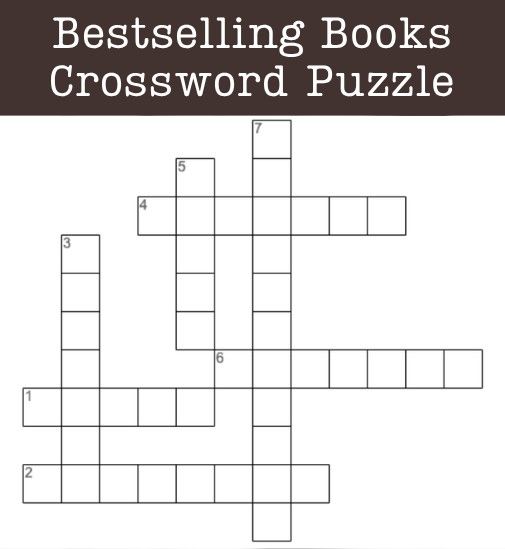 a crossword titled Bestselling Books Crossword Puzzle