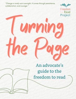 turning the page book cover