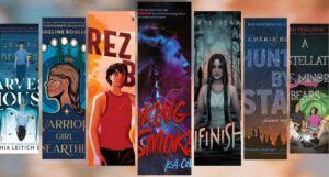 strips from Indigenous YA book covers