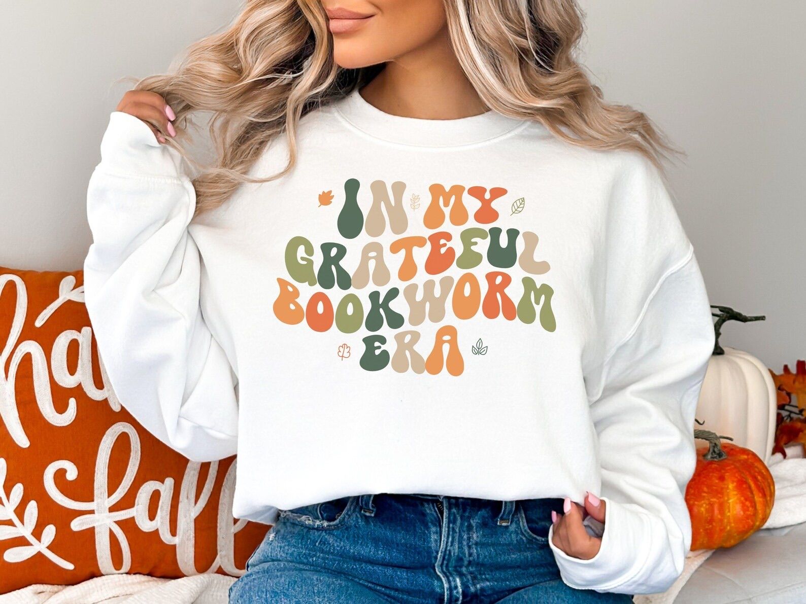 Bookish Thanksgiving Crewneck Bookish Thing Booktok Sweater