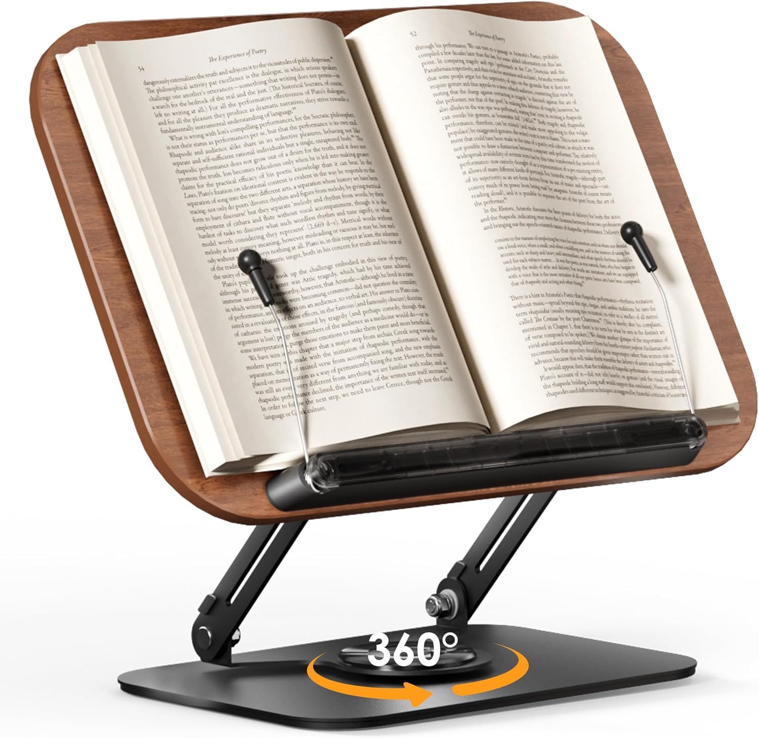 Supedesk adjustable book stand