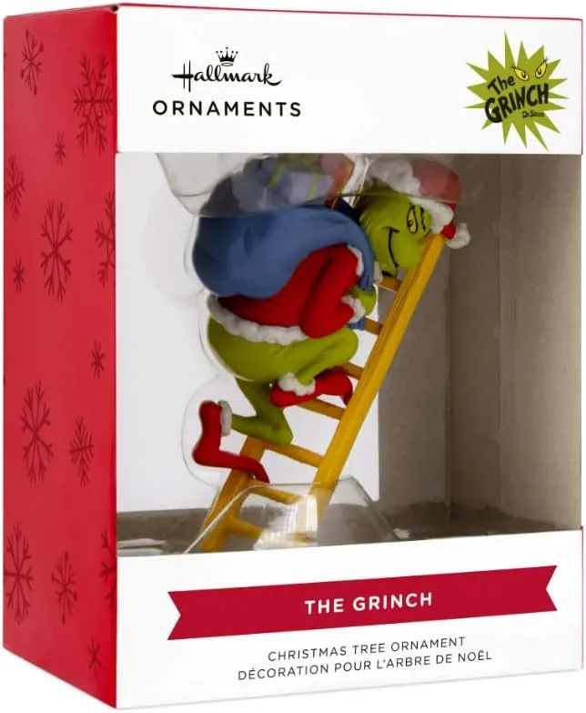 Grinch Hallmark holiday ornament