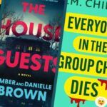 four slices of covers of new mysteries and thrillers coming out December 2025