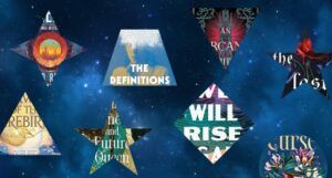 partial covers of new SFF books