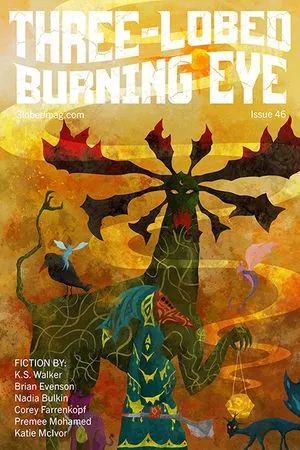Cover image of the literary magazine Three-Lobed Burning Eye, the November 2025 issue