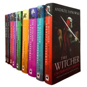 Cover image for Orbit, publishers of Andrzej Sapkowski’s Witcher series