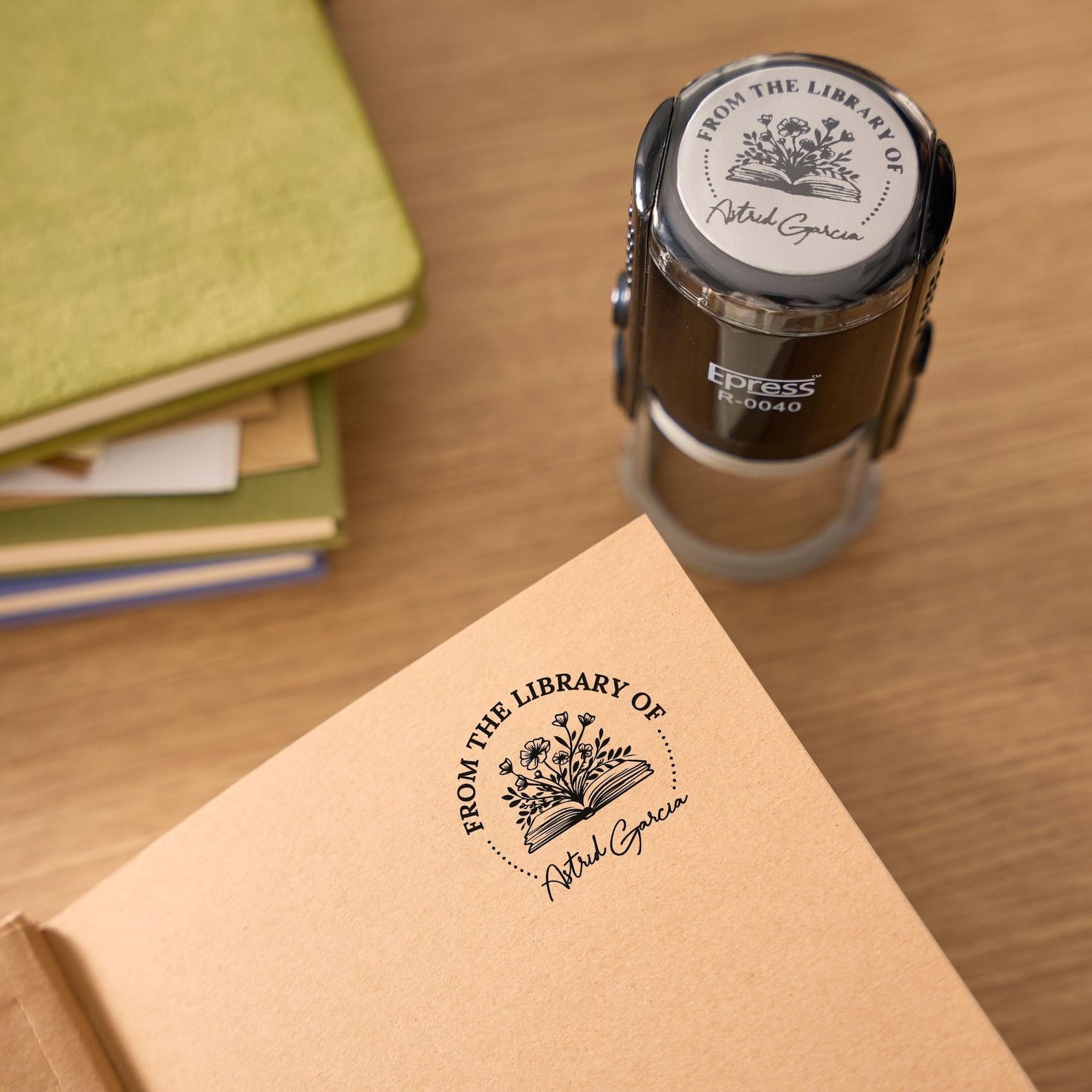 a custom ex libris stamp