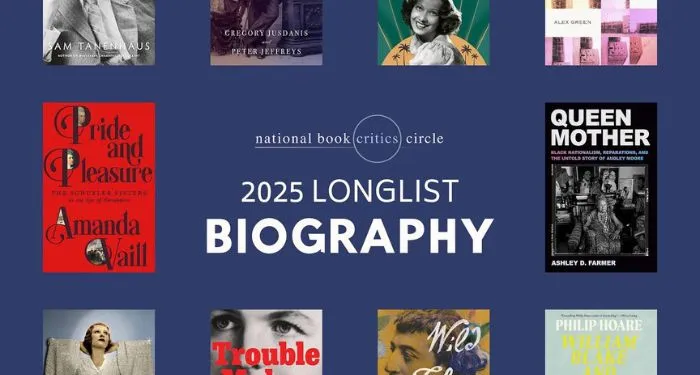 The National Book Critics Circle Longlist for Biography