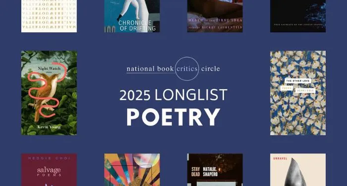 The National Book Critics Circle Longlist for Poetry