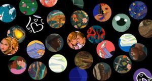 circles of the covers of queer books out in January 2026