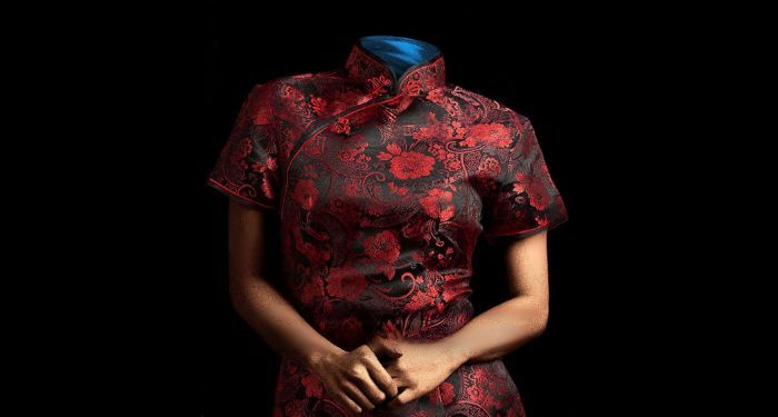 partial cover of The Hong Kong Widow by Kristen Loesch