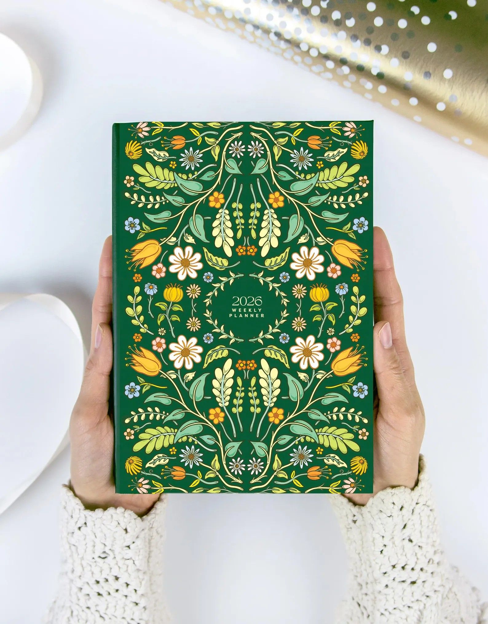 2026 intricate floral Planner
