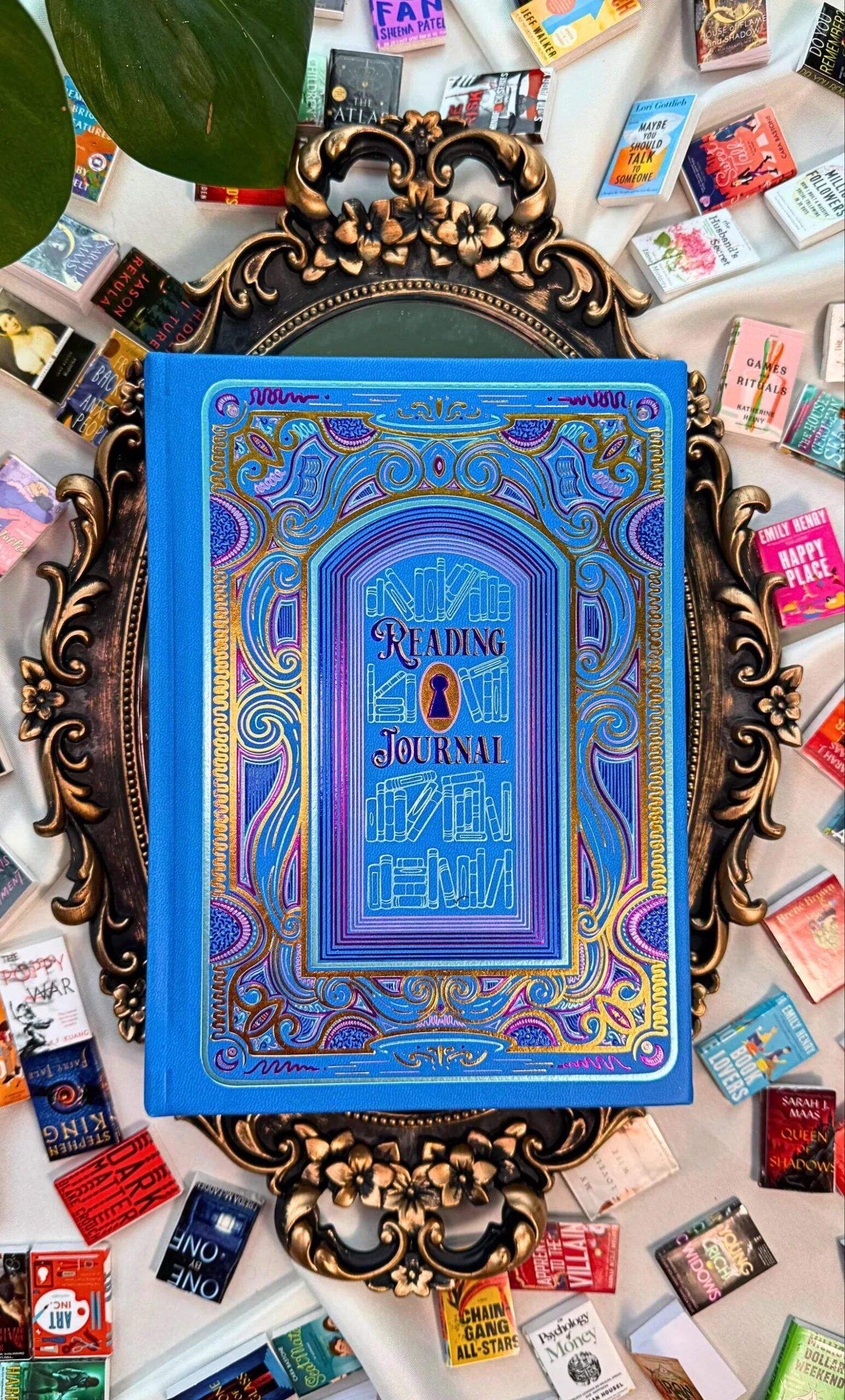 Cerulean Blue Reading Journal