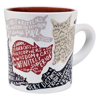 Literary Cat Mug